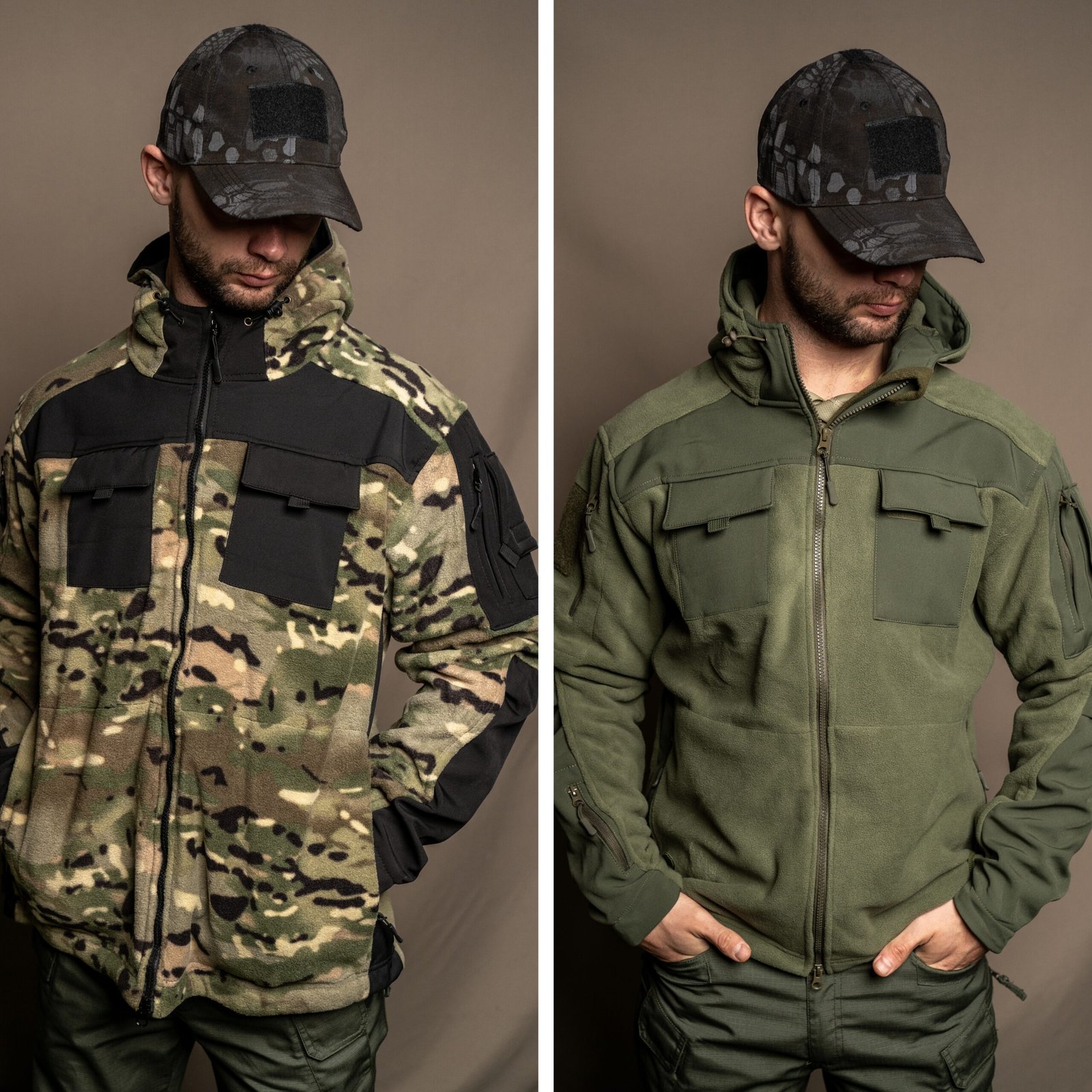 Chaqueta polar combi